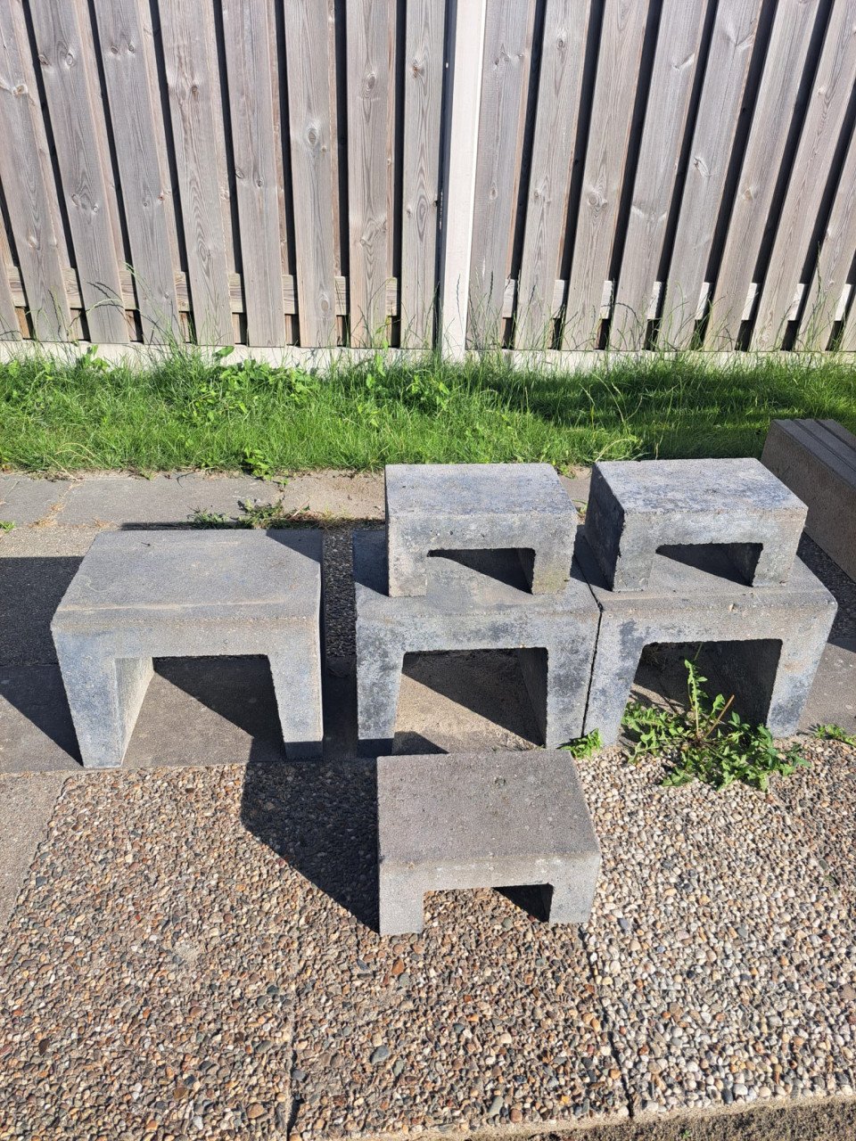 Betonblokken U element