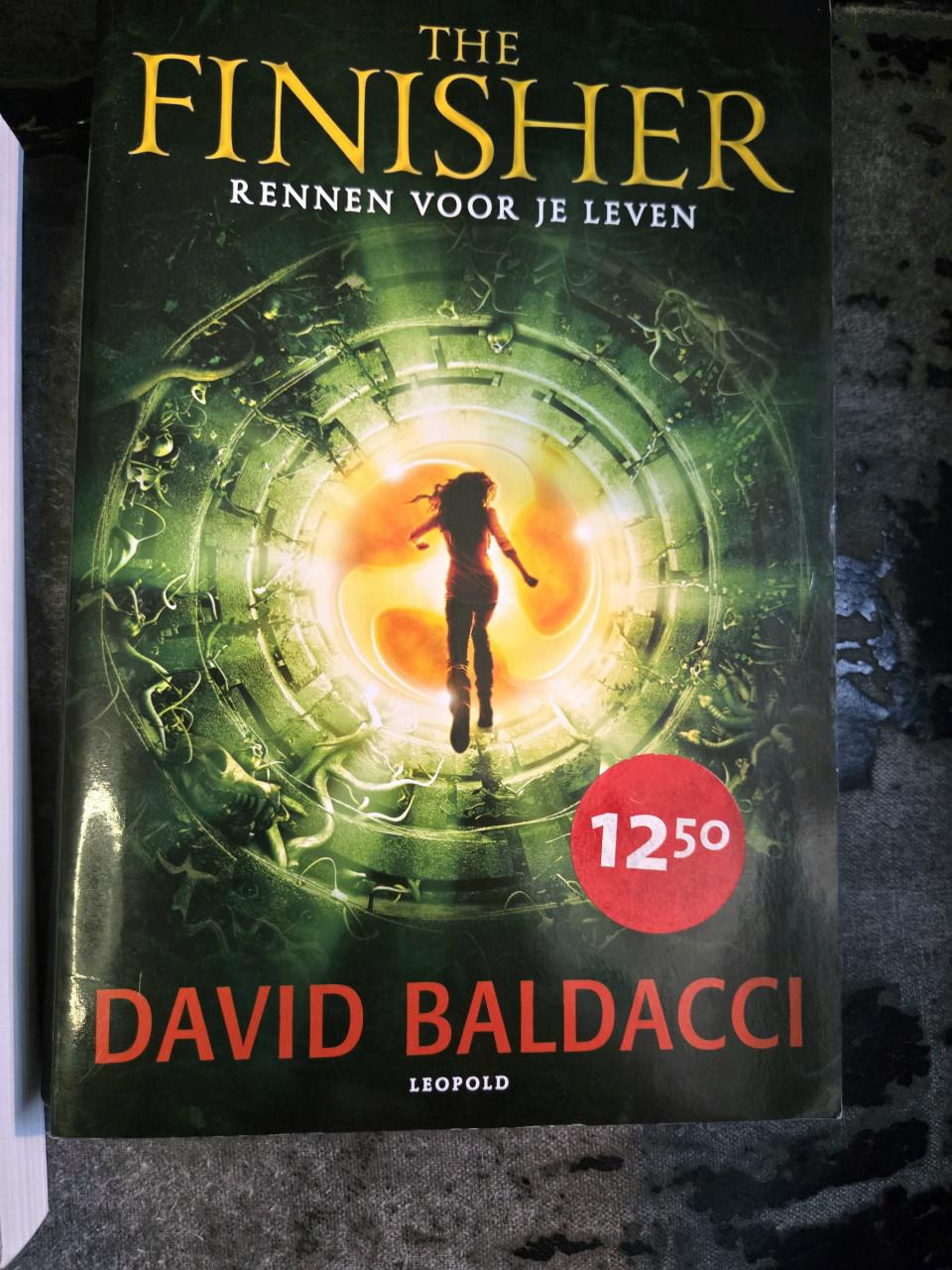 4 boeken uit de The Finisher-serie van David Baldacci.