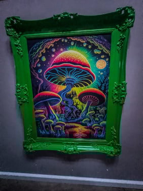 Mushroom artwork 100x60cm
