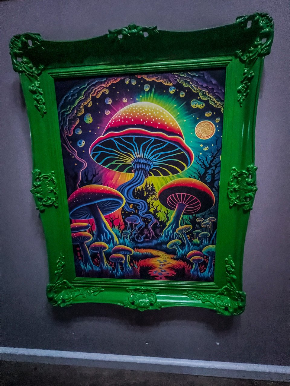 Mushroom artwork 100x60cm