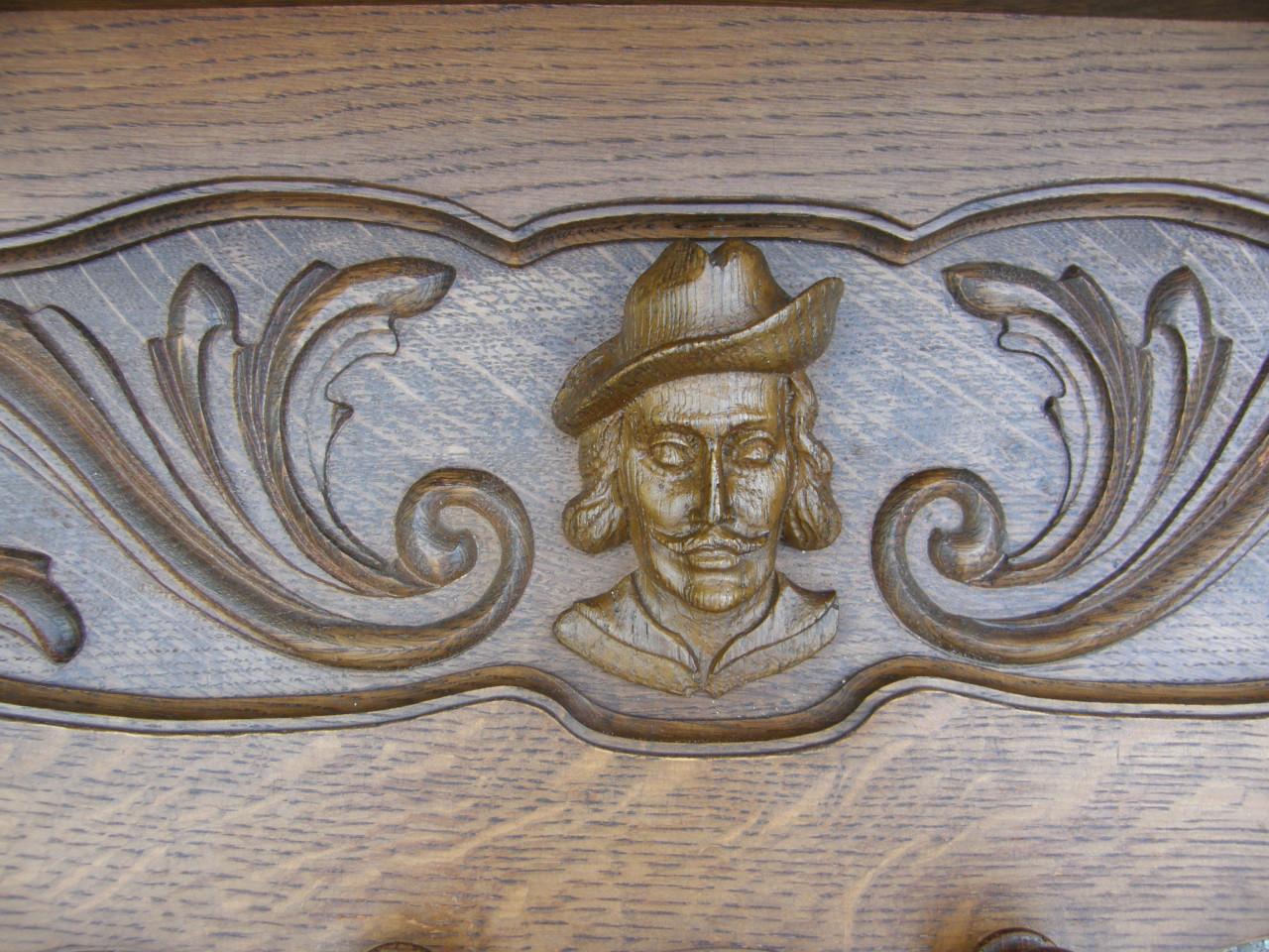 Mooie houten kapstok,