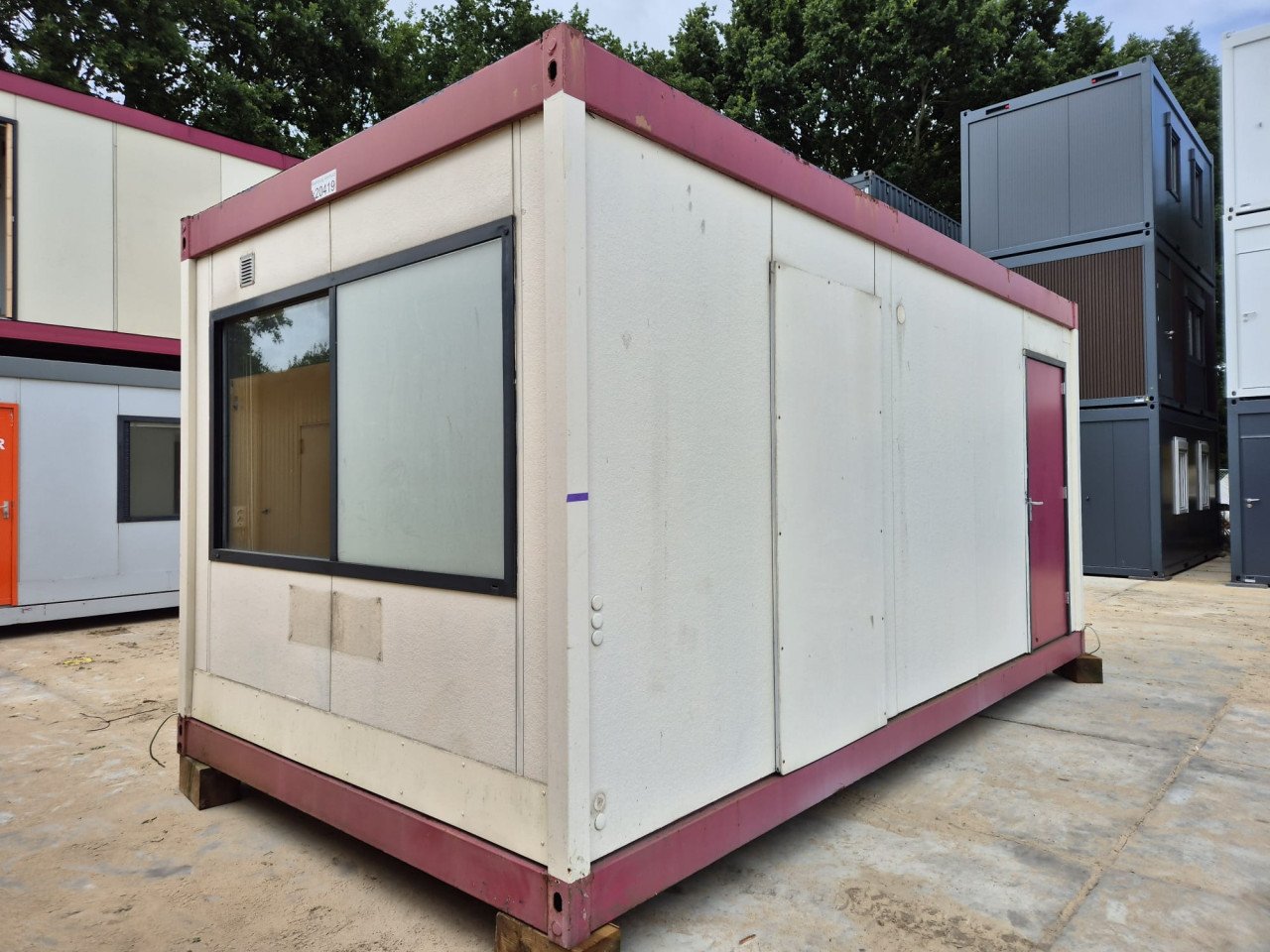 6x3m kantoorunit / woonunit / schaftkeet / bouwkeet