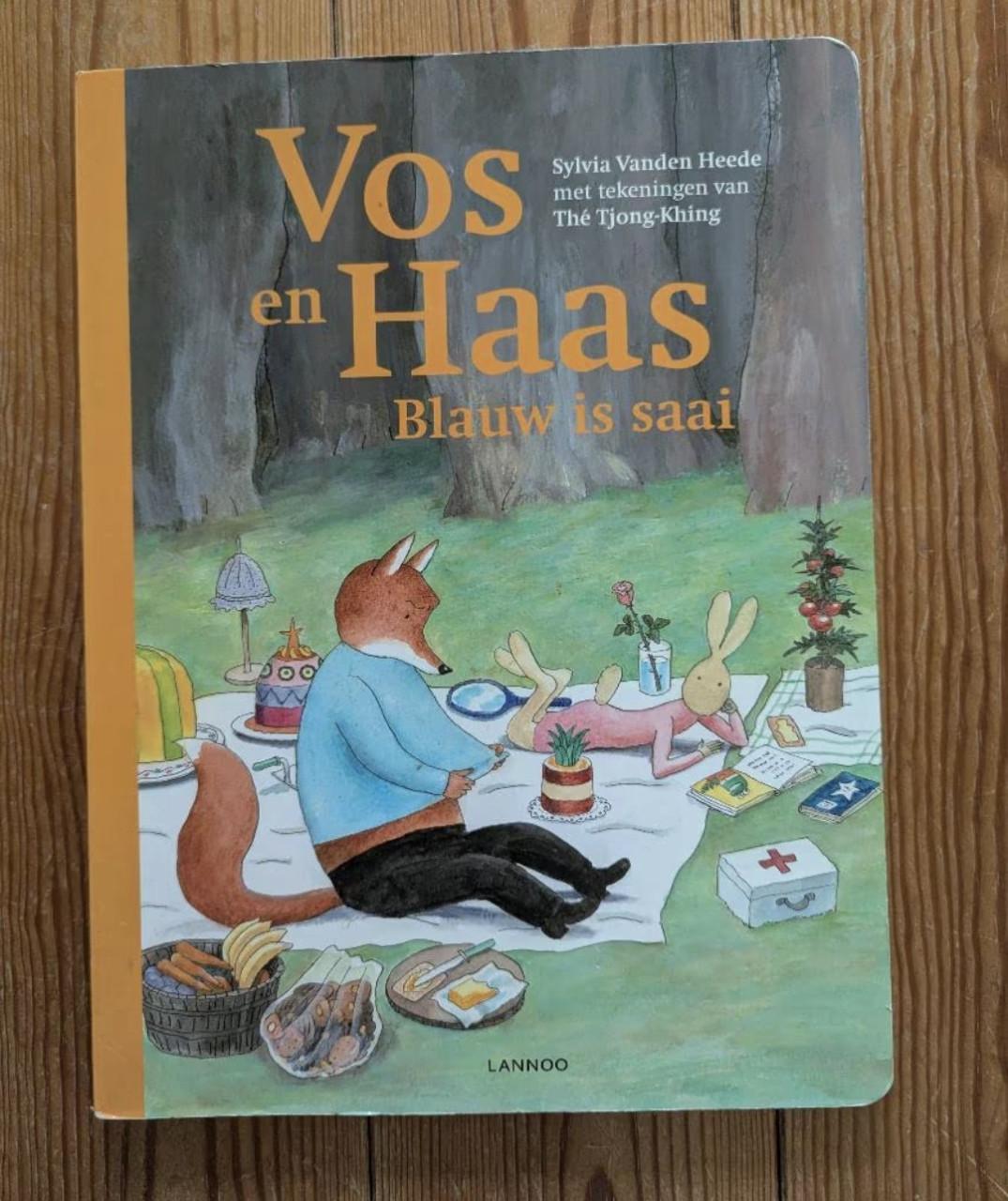 Boek Vos en Haas, blauw is saai van Lannoo