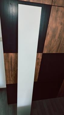 Wandplank IKEA wit 190x26x5 cm.