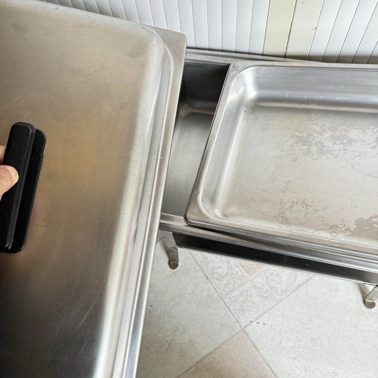 Shaving dish (Warme houder) Bain marie