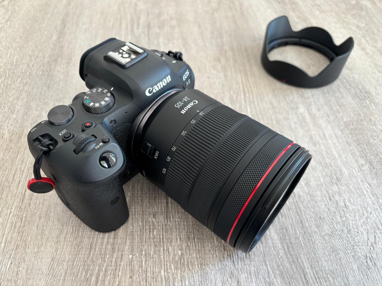 Canon R6 met RF 24-105mm F4 — absolute nieuwstaat