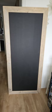 Steigerhouten magneetbord
