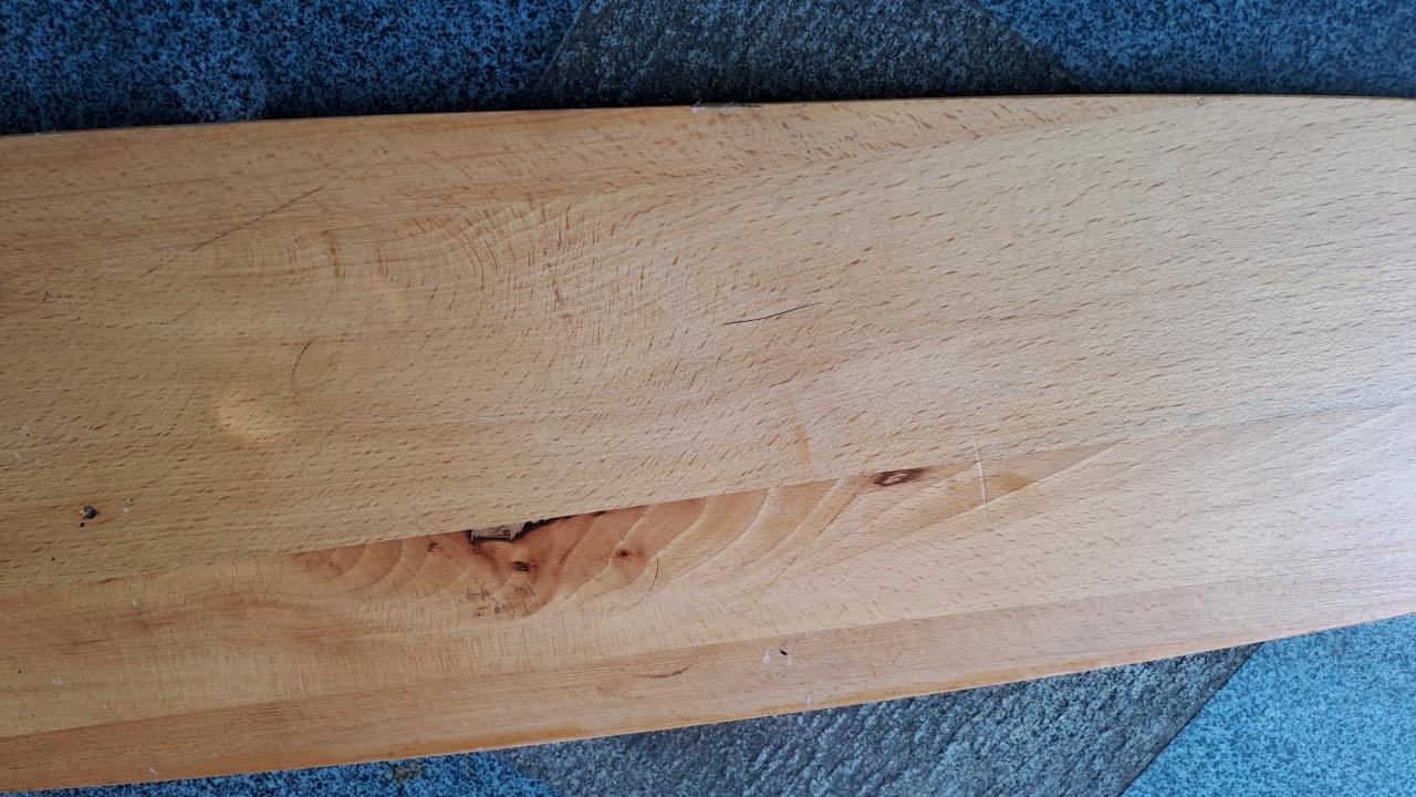 Vintage Elzenhouten Vis Serveerplank - 83 cm. Jaren 60/'70