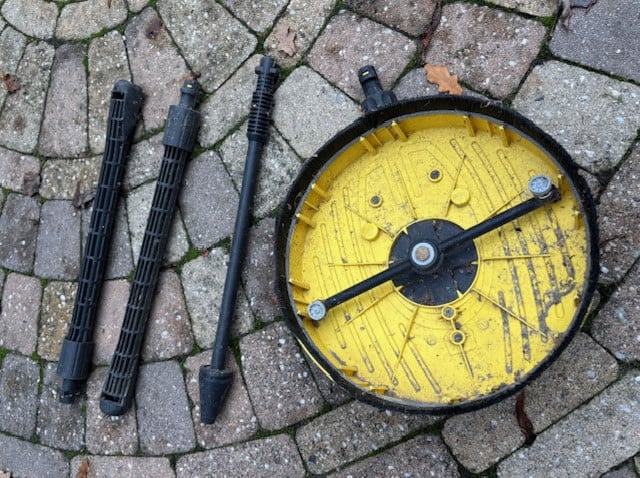 Oppervlaktereiniger + spuitlans voor Kärcher hogedrukspuit