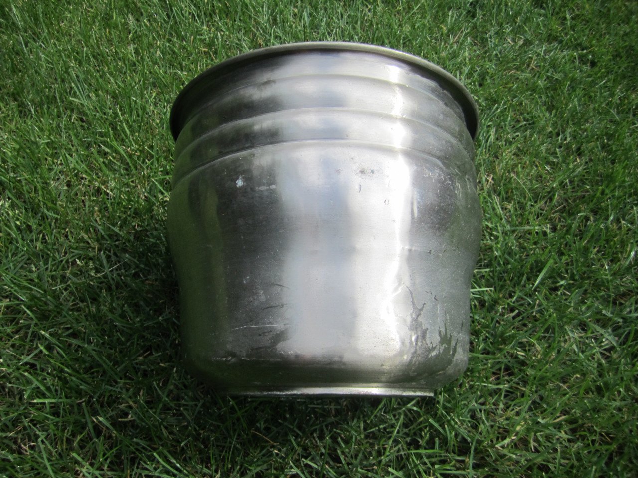 Vintage Bloempot ø 24 cm. H=20 cm.