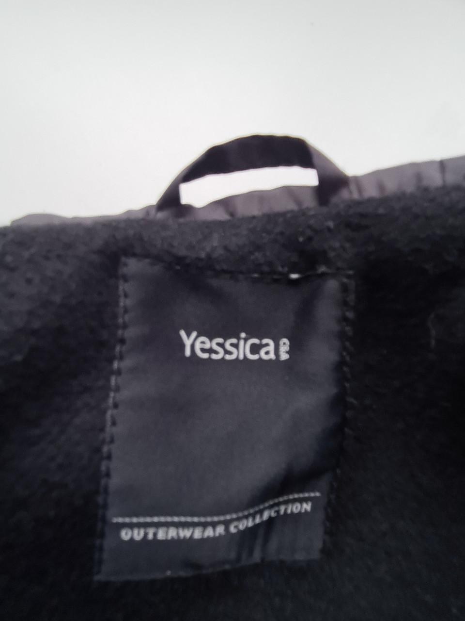 Zwarte cape / overjas van Yessica Outerwear Collection Maat L