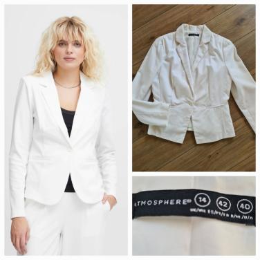 Witte blazer van Atmosphere  Maat L