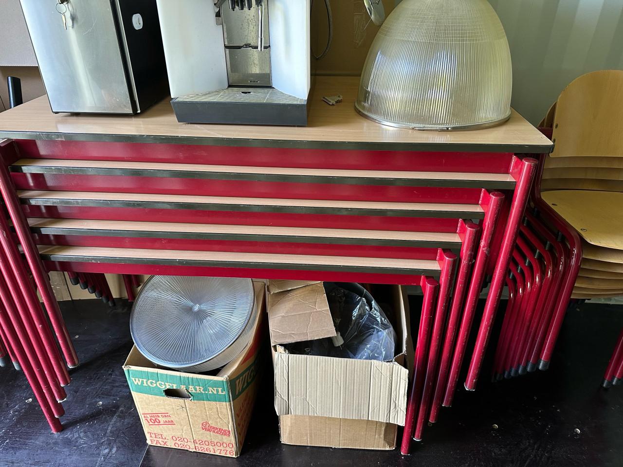 Kantoor Stoelen en Tafels met kar