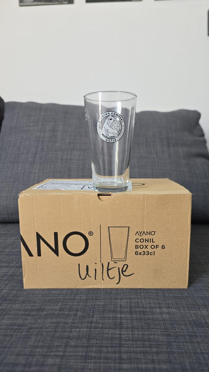 6 Uiltje Bierglazen