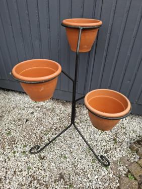 Gietijzeren plantenhouder
