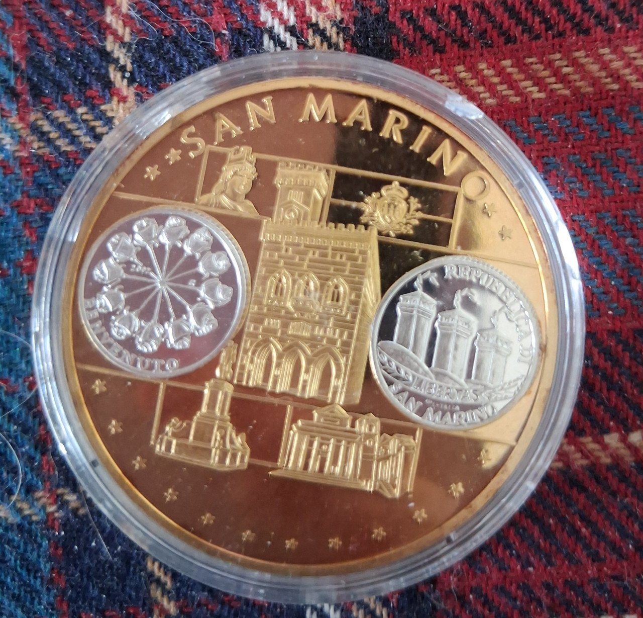 Drie Europa munten