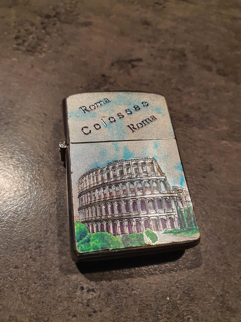 4 leuke vintage metalen aansteker in goede staat, navulbaar