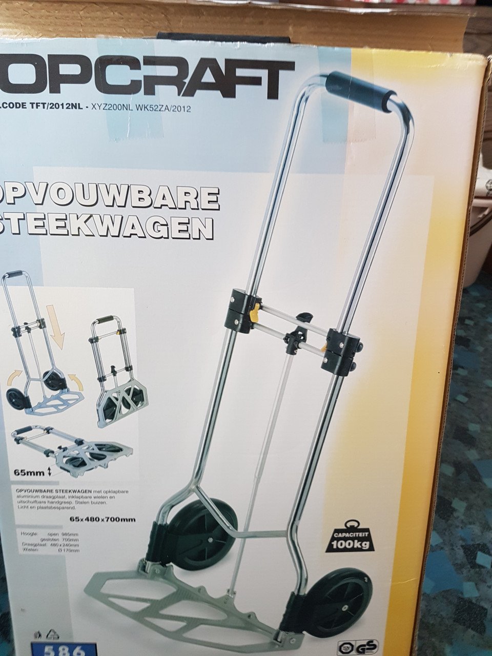 Steekwagen   opvouwbaar
