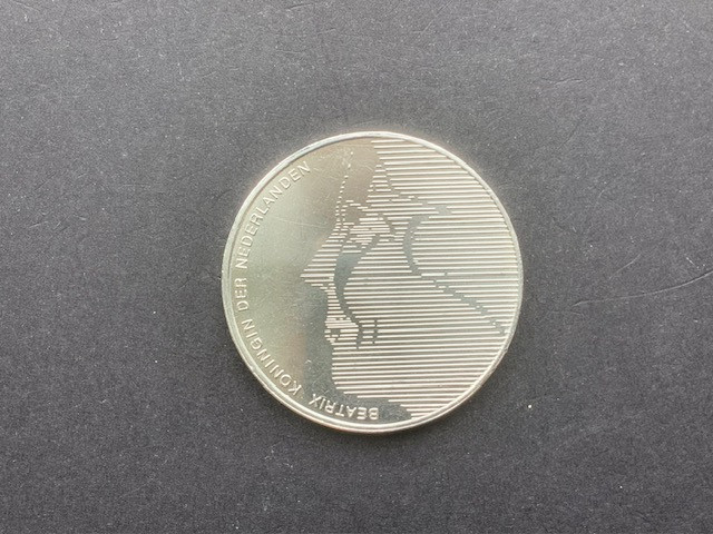 Beatrix, 50 gulden 1984 “Prins Willem van Oranje” , zilver.