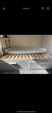 Bedbank IKEA wit