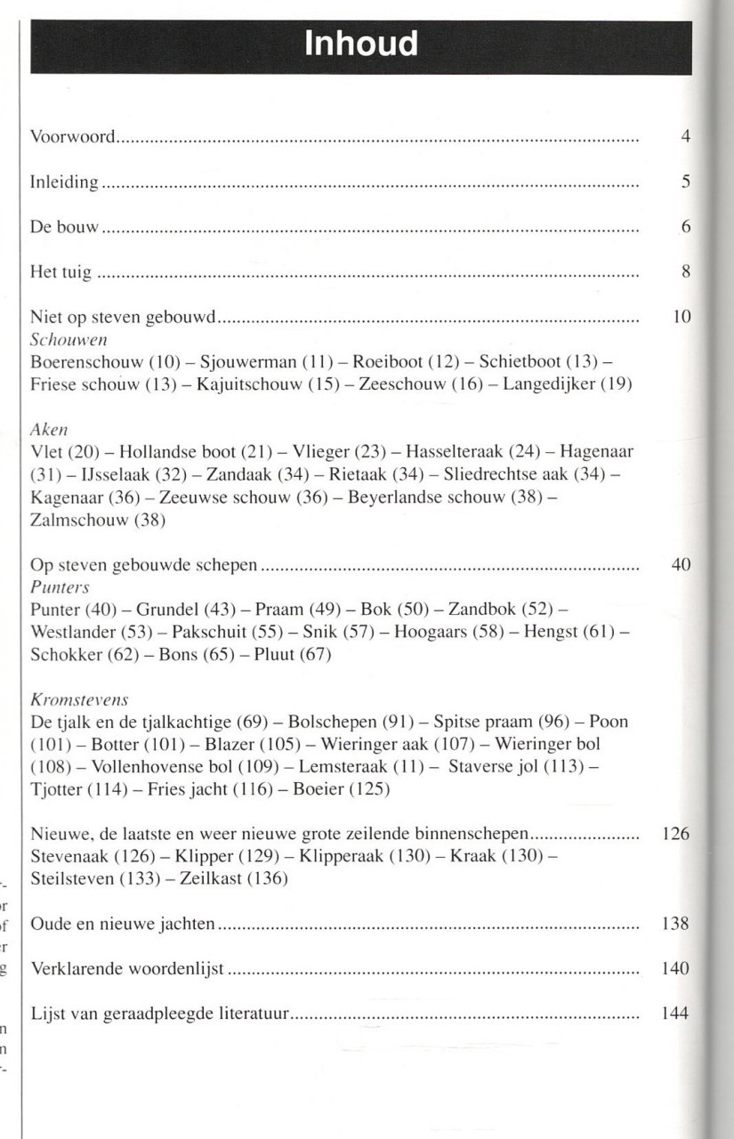 Ronde en Platbodems, schepen en jachten.