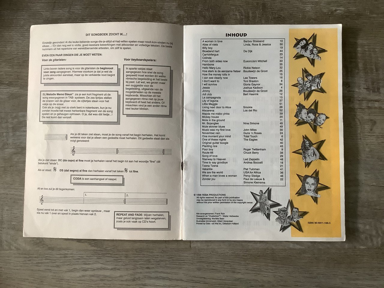 Bladmuziek: 2x Dit Songboek zocht ik, Made in Holland 6, Italian Favorites