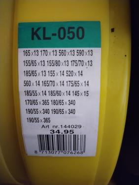 Sneeuwkettingen voor 13, 14 en 15 inch velgen