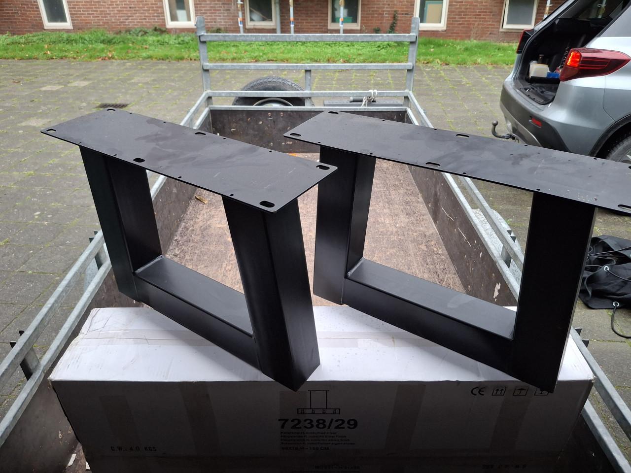 Onderstellen salontafels Wit en zwart Nieuw