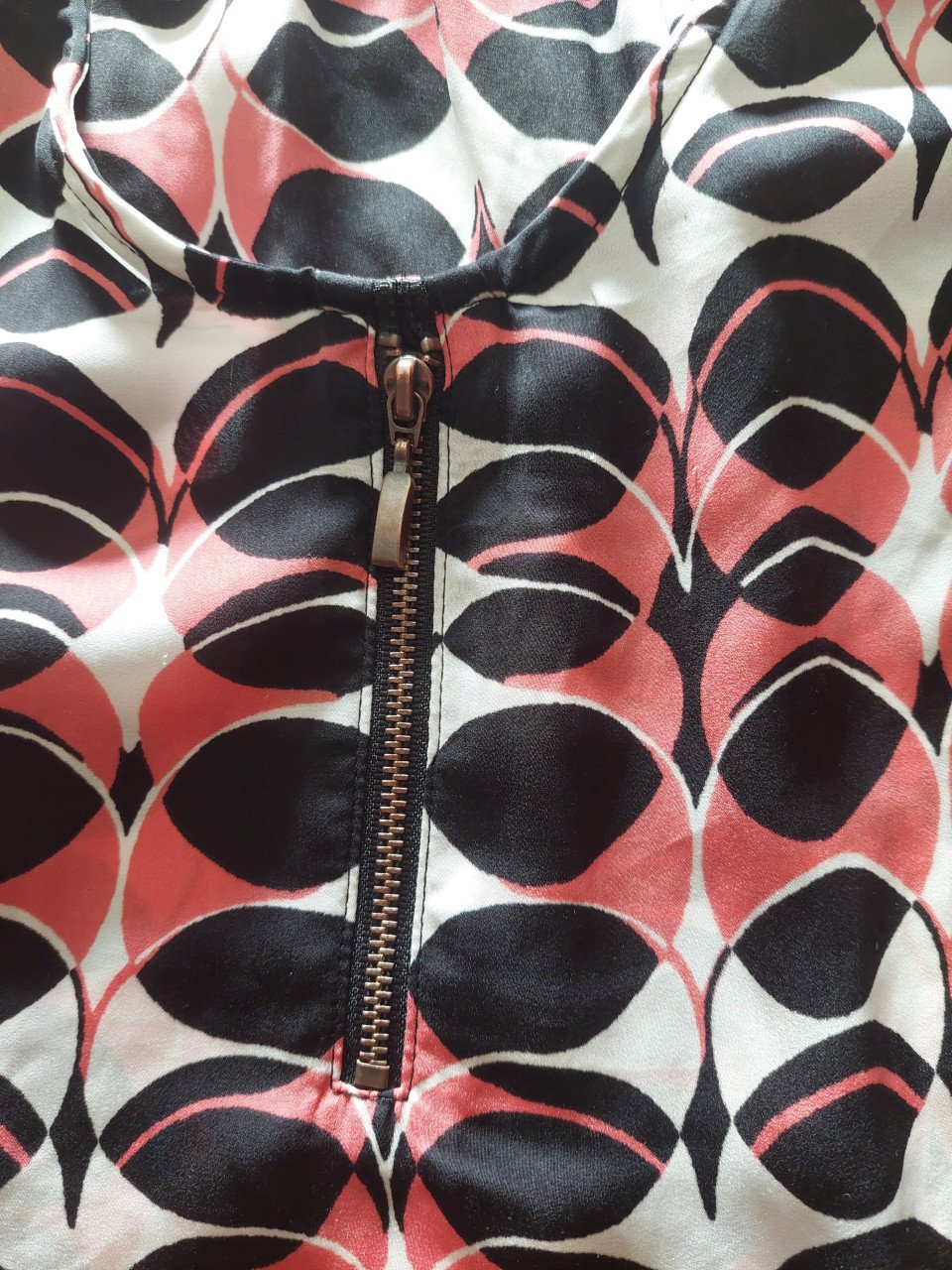 Nieuw Miss Etam travelstof damesblouse mt 38/40