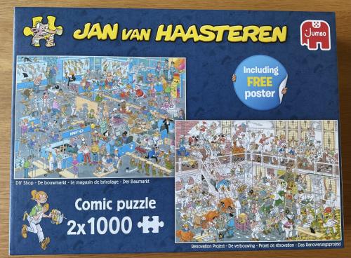 Van Haasteren puzzel, 2x 1000 stukjes