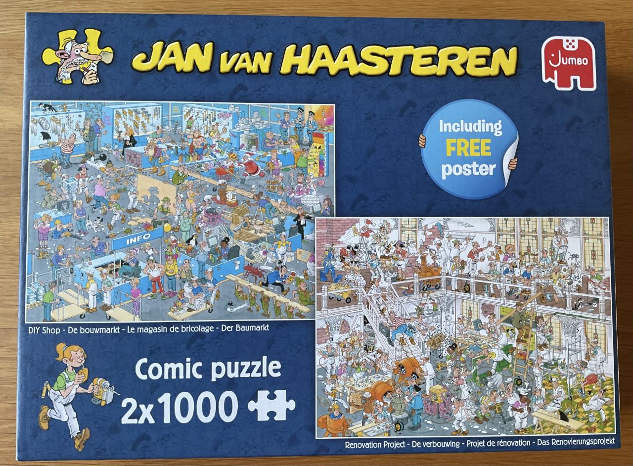 Van Haasteren puzzel, 2x 1000 stukjes