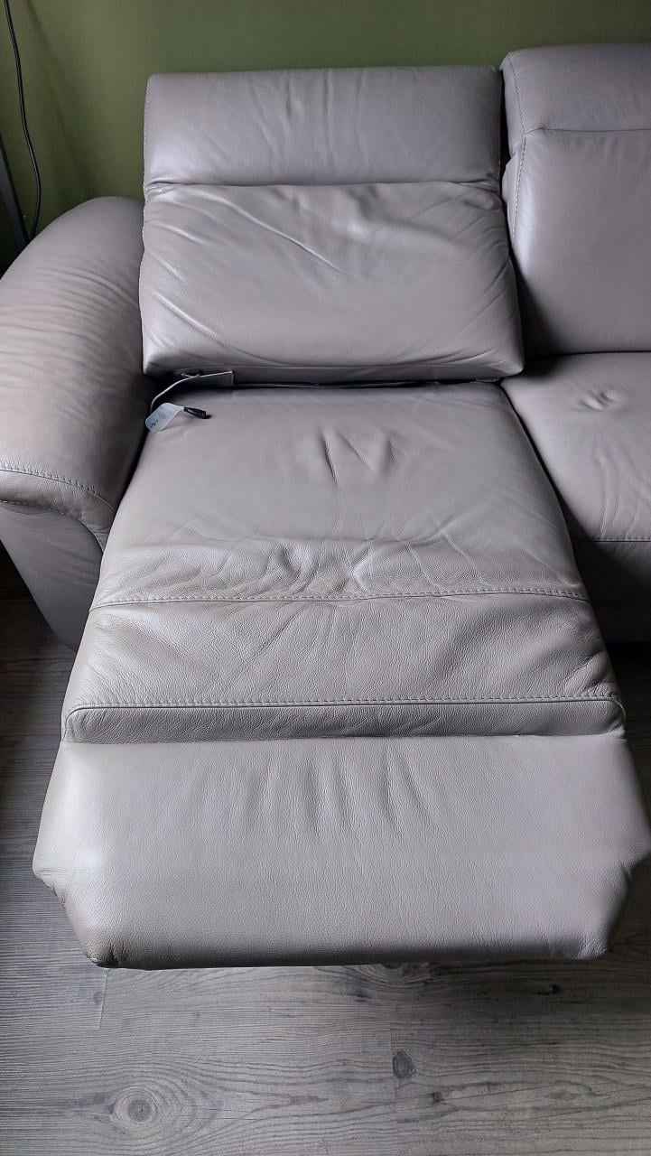 Luxe leren 2-zits relaxbank