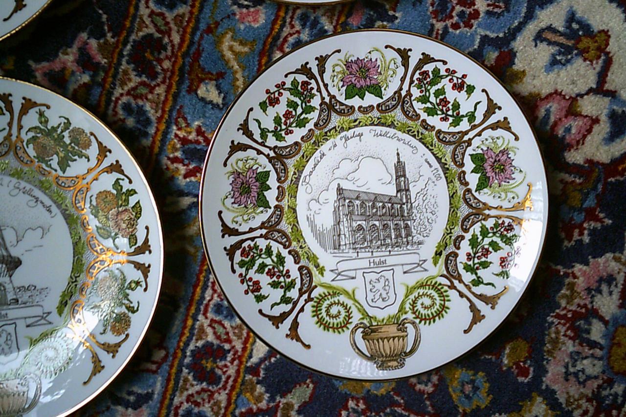 Porseleinen sierborden HULST - uitgiftejaar 1994 - 4-jaargetijden ...