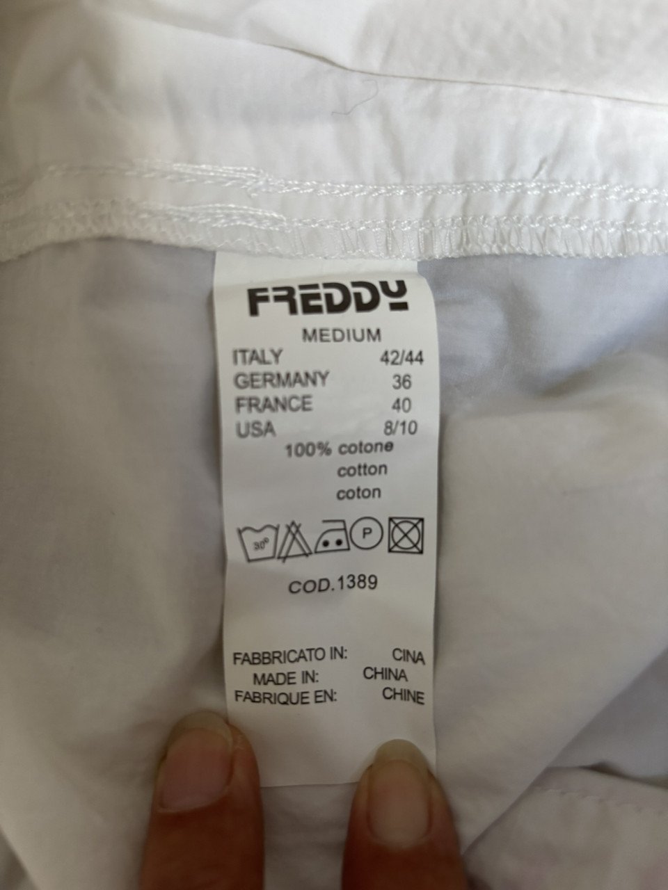 Freddy boardbabes broek dames maat M wit