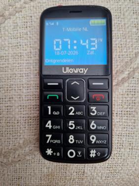 Nieuwe senioren telefoon Uleway 4g