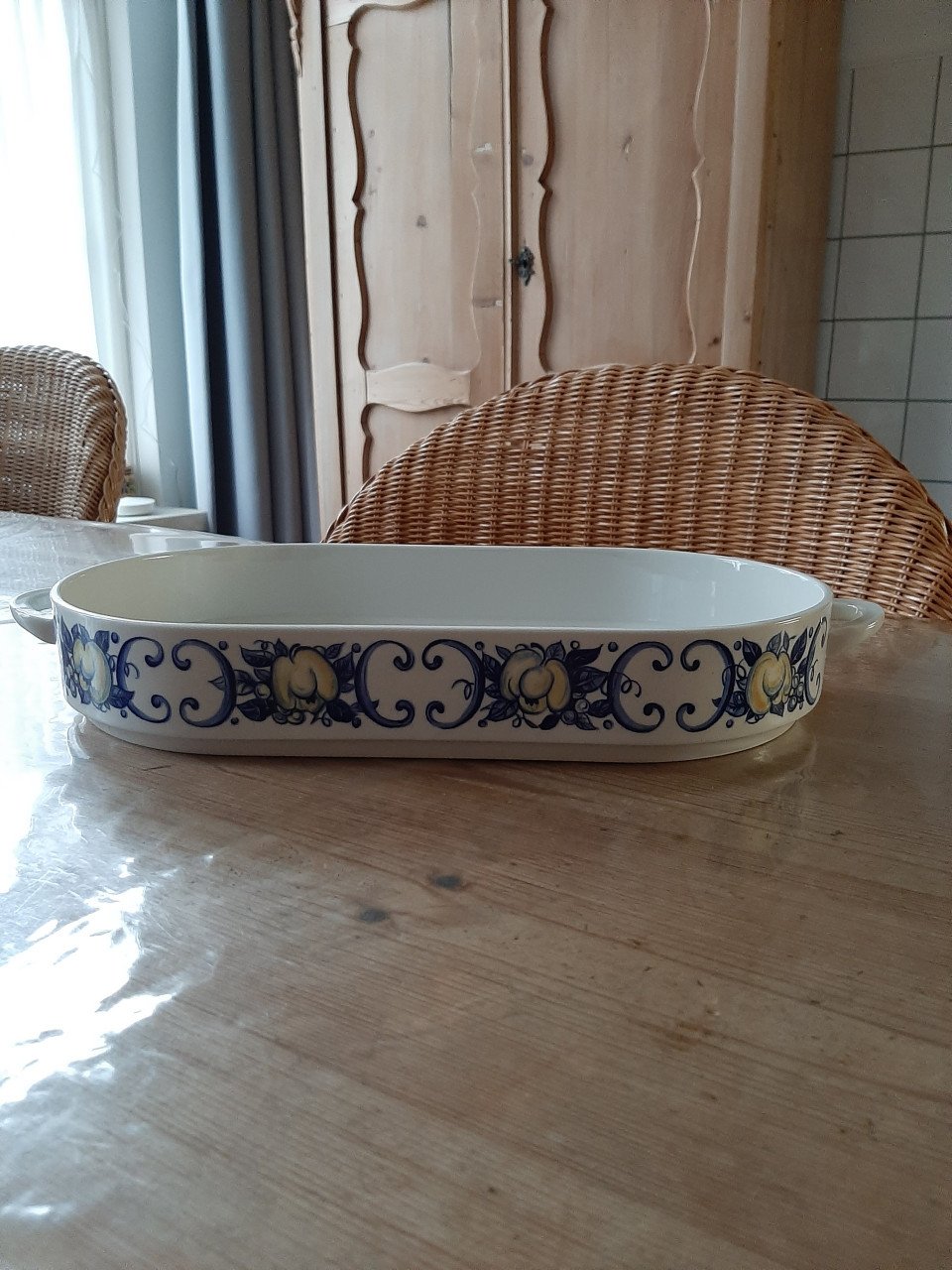 VILLEROY & BOCH , CADIZ - OVENSCHAAL - DIA 33 / 18,5 CM - HOOG 5,5  CM