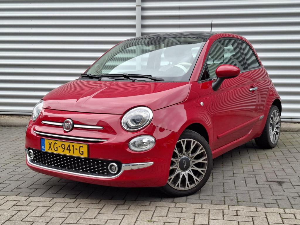 Fiat 500 twinair turbo collezione glazen schuifdak/nav/lmv