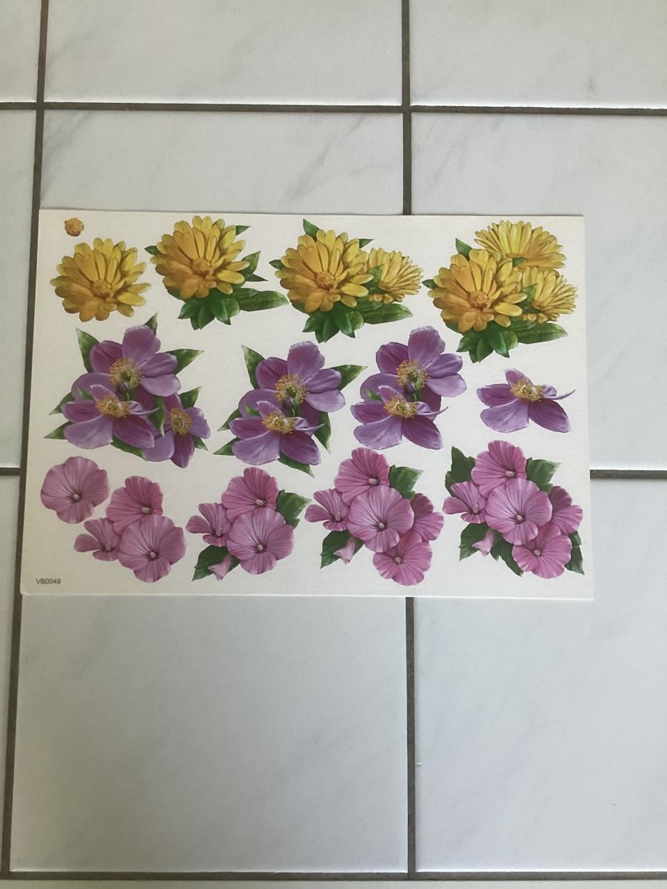 24 knipvellen bloemen