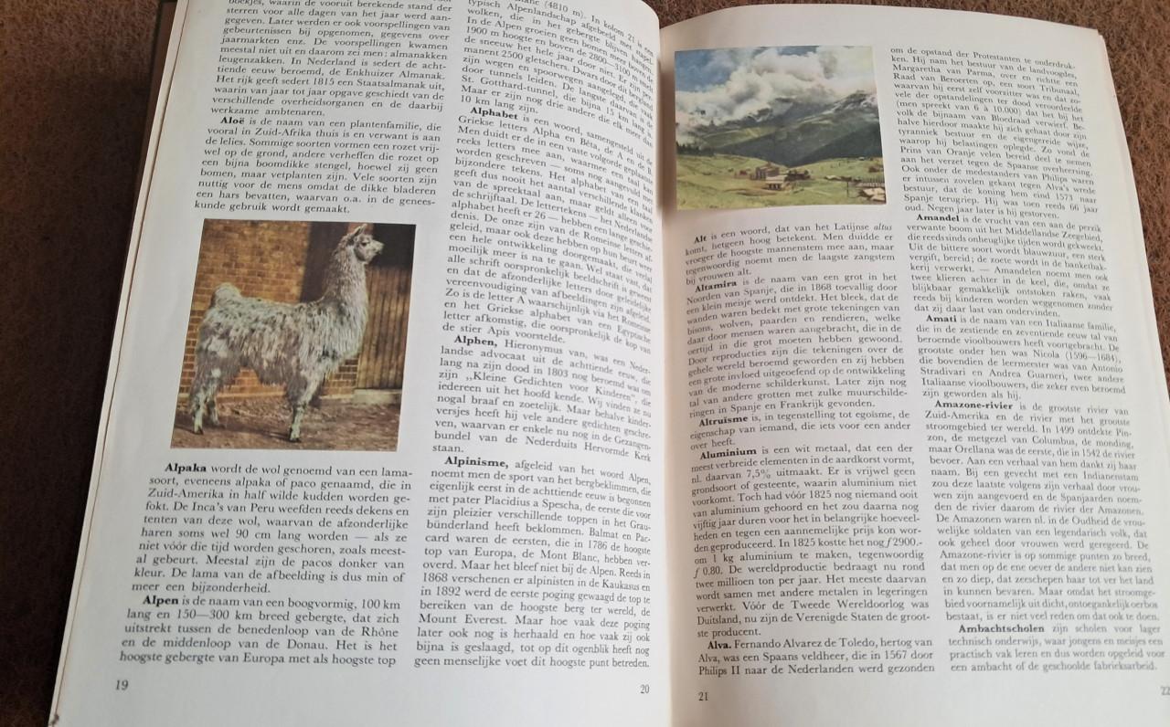 Boek Ik weet het Blue Band plaatjes verzamelboek uit 1954
