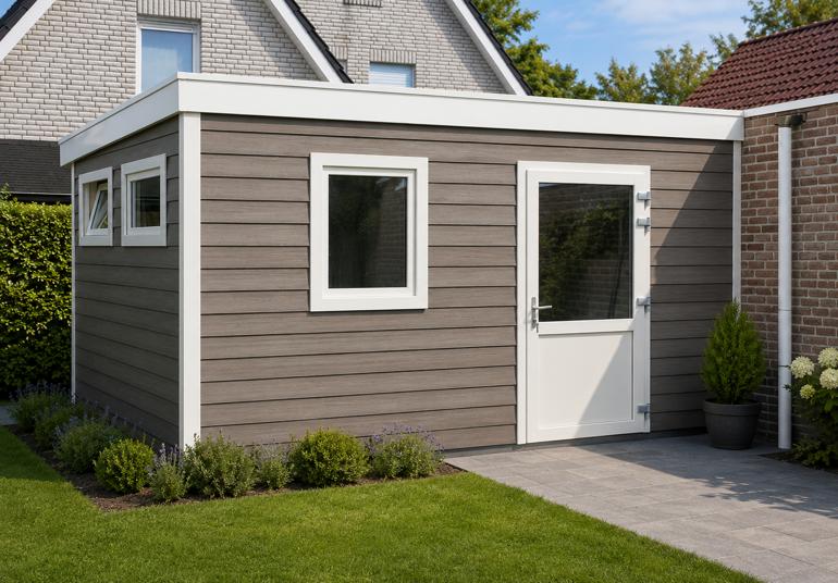 Kunststof tuinhuis op maat