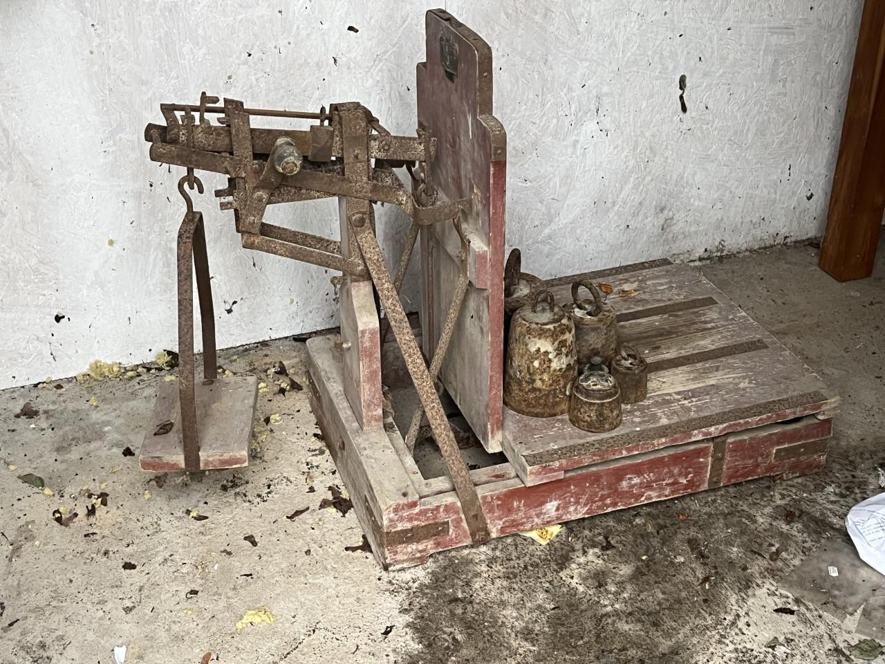 Oude bascule gereserveerd