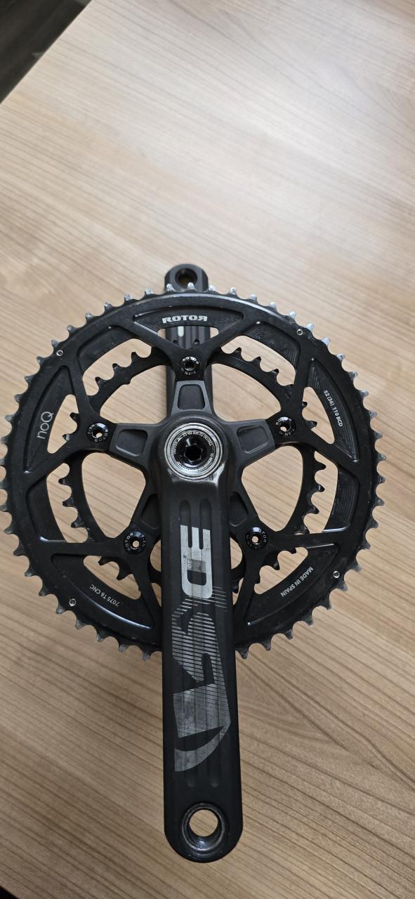 Rotor 3d crankset 172.5mm met BB86 trapas