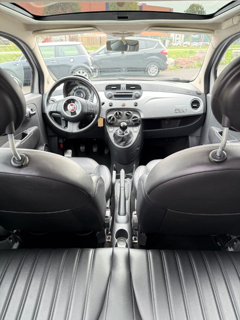 Fiat 500 1.2 - rosa - glazen dak