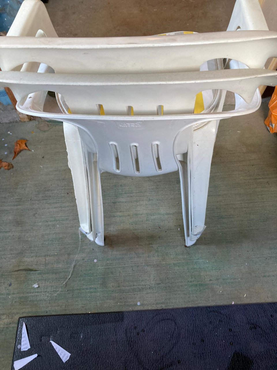 Witte tuinstoelen