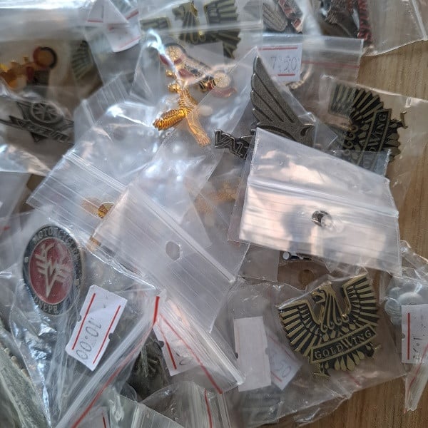 100 Metalen Motorpins  NIEUW