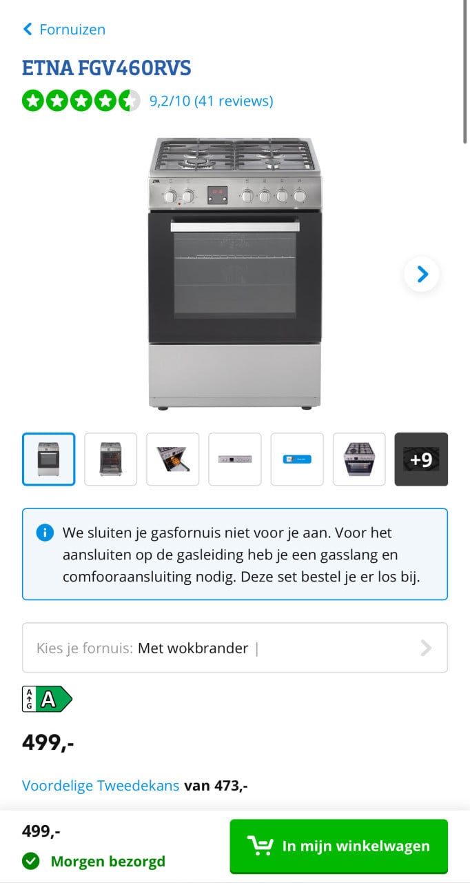 Gasfornuis