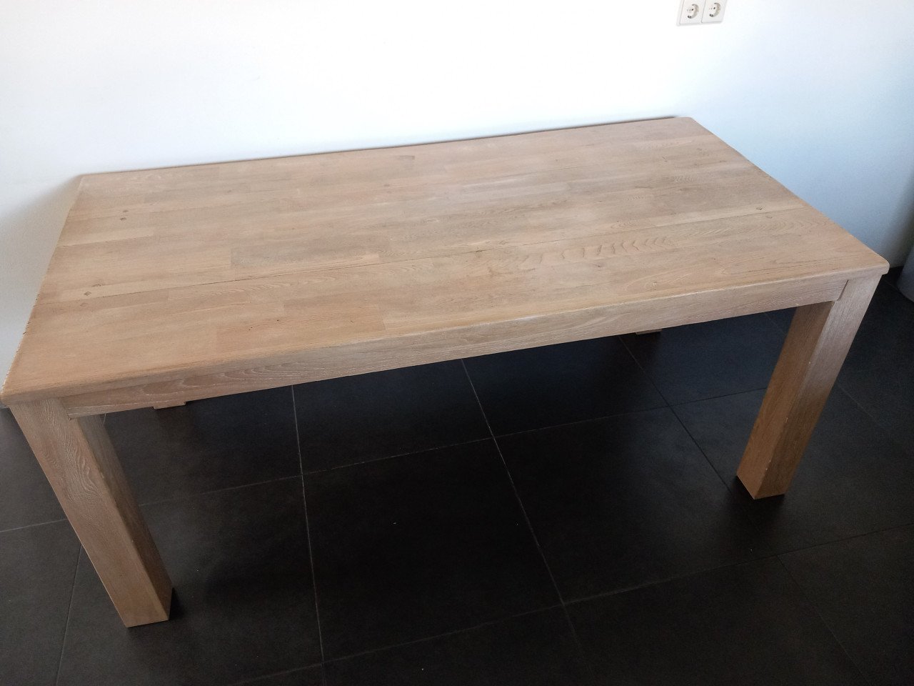 Massief eiken tafel