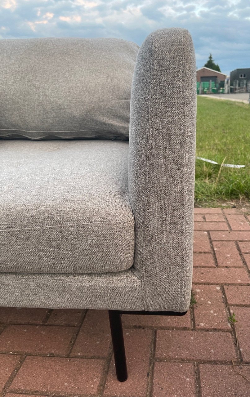 GRATIS LEVERING HEEL NL Moderne Grijze Stoffen Hoekbank