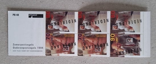Boekje Zomerpostzegels 1994 Postfris