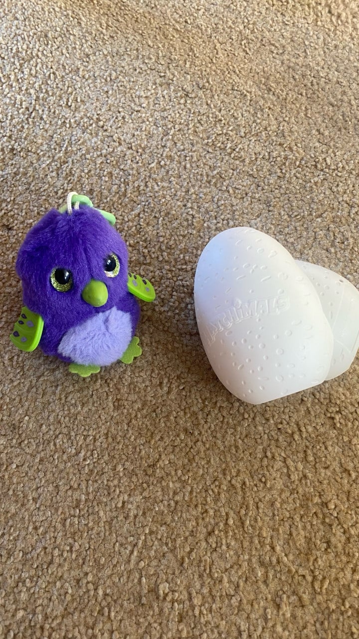 Hatchimal knuffel met ei.
